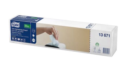Tork Xpressnap Snack® Extra Soft adagolós szalvéta N10 - fehér 