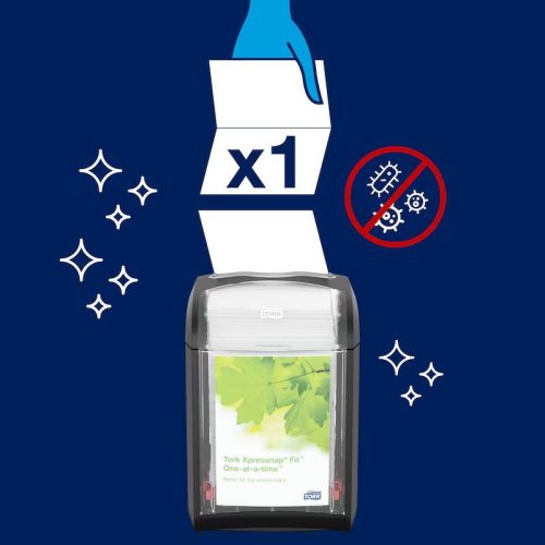 Adagolós szalvéta Tork Xpressnap Fitt 2 rétegű N14 rendszer 4320 lap/karton - fehér