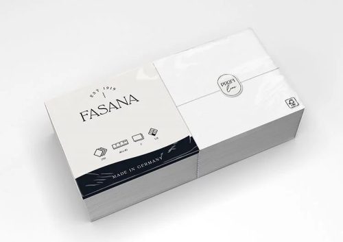 Fasana papírszalvéta 40x40 cm 1/8 hajtású 2 réteg 250 lap/csomag - gyöngyfehér