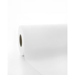Textilhatású bankett tekercs 120 cm x 25 m - fehér