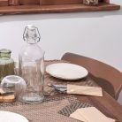 Evőeszköztartós textúrált szalvéta 40x32 cm 1/8 hajtású 40 lap/csomag - Újrahasznosított vesszőfonat mintával