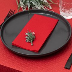   Textúrált szalvéta 40x40 cm 1/8 hajtás 50 lap/csomag - piros