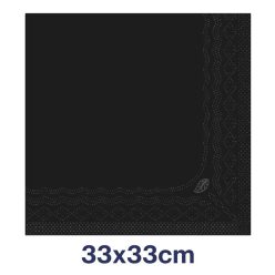 Tork fekete éttermi szalvéta 33x33 cm 1/4 hajtás 200 lapos kiszerelés vendéglátóknak