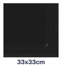 Tork papírszalvéta 2 rétegű 33x33 cm 1/4 hajtású 200 lap/csomag - fekete
