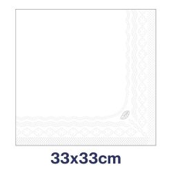 Tork fehér éttermi szalvéta 33x33 cm 1/4 hajtás 200 lapos kiszerelés vendéglátóknak