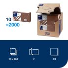 Tork barna éttermi szalvéta 33x33 cm 1/4 hajtás 200 lapos kiszerelés vendéglátóknak