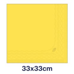Tork sárga éttermi szalvéta 33x33 cm 1/4 hajtás 200 lapos kiszerelés vendéglátóknak