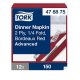 Tork papírszalvéta 40x40 cm 1/4 hajtású 2 réteg 150 lap/csomag - bordó