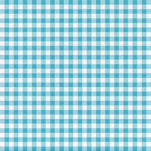 Pack Service Punta-Punta szalvéta 33x33 cm 50 lap/csomag kockás - türkiz