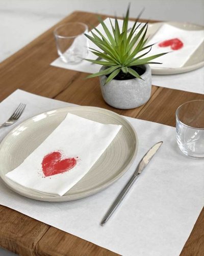 Textúrált szalvéta 40x24 cm 100 lap/csomag - szenvedély