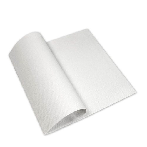 Pack Service textilhatású szalvéta 40x40 cm 50 lap/csomag - fehér