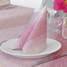 Pack Service Mikrotextil hatású szalvéta 40x40 cm 50 lap/csomag Sfumo - bordó