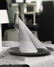 Pack Service Mikrotextil hatású szalvéta 40x40 cm 50 lap/csomag Sfumo - füst