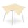 Pack Service textilhatású asztalterítő 100 cm x 100 cm 25db - krém