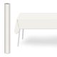 Pack Service textilhatású bankett tekercs 1,2 m x 25 m - fehér