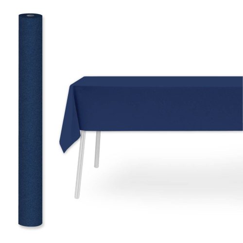 Pack Service textilhatású bankett tekercs 1,2 m x 25 m - sötétkék