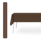 Pack Service textilhatású bankett tekercs 1,2 m x 25 m - barna