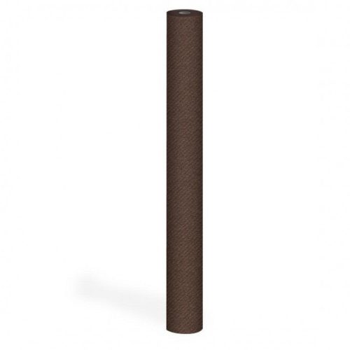 Textilhatású bankett tekercs 120 cm x 25 m - barna