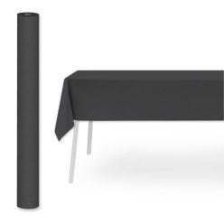   Pack Service textilhatású bankett tekercs 1,2 m x 25 m - palaszürke