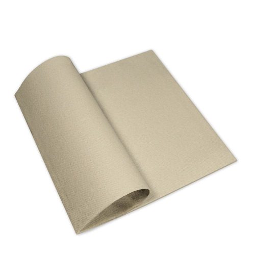 Pack Service textilhatású szalvéta 40x40 cm 50 lap/csomag - homok