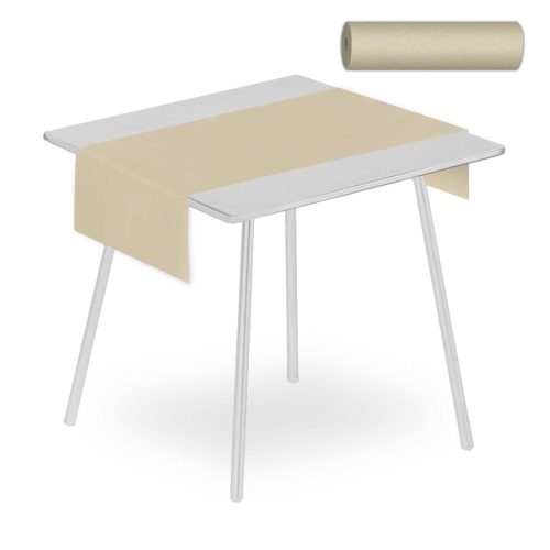 Pack Service asztali futó 40 cm x 24 m textilhatású - homok