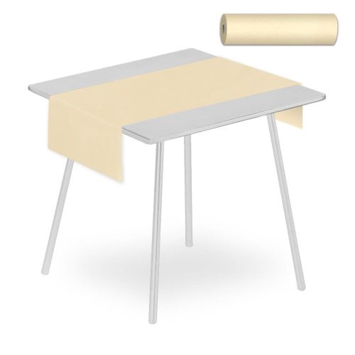 Pack Service asztali futó 40 cm x 24 m textilhatású - krém