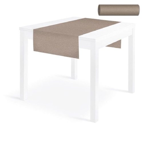 Pack Service Asztali futó 40 cm x 24 m textilhatású - kréta