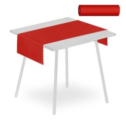   Airlaid prémium asztali futó 40 cm x 24 m (Tête-à-tête) - piros