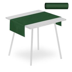   Airlaid prémium asztali futó 40 cm x 24 m (Tête-à-tête) - sötétzöld