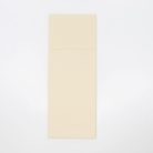 Pack Service textilhatású szalvéta evőeszköztartós 1/8 hajtású - krém