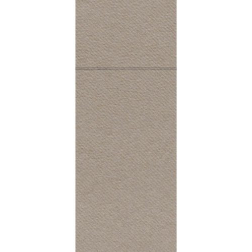 Evőeszköztartós textilhatású szalvéta 1/8 hajtású 50 lap/csomag - agyag