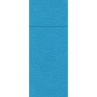 Pack Service textilhatású szalvéta evőeszköztartós 1/8 hajtású - tengerkék