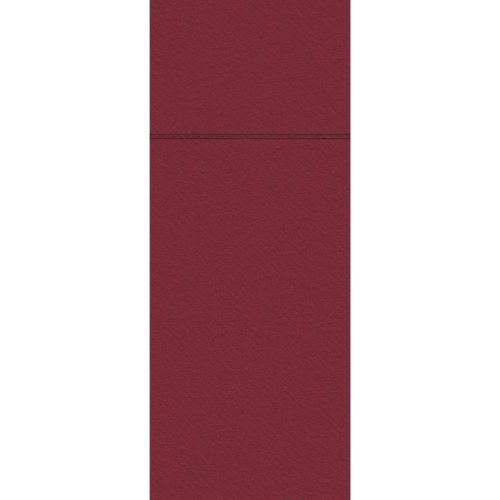 Evőeszköztartós textilhatású szalvéta 1/8 hajtású 50 lap/csomag - bordó