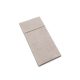Pack Service textilhatású szalvéta evőeszköztartós 1/8 hajtású Iuta - cappuccino