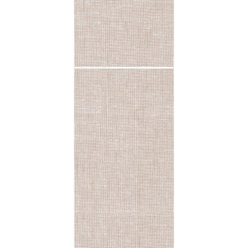 Evőeszköztartós textilhatású szalvéta 1/8 hajtású 50 lap/csomag - cappuccino