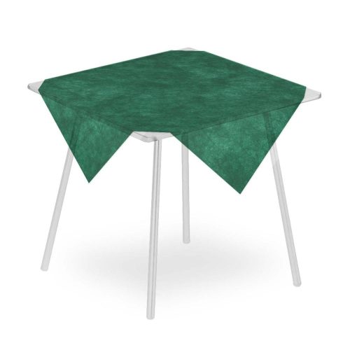 Pack Service Airspun asztalterítő 100 cm x 100 cm 25 db - sötétzöld