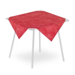   Enyhén víztaszító asztalterítő 100x100 cm 25 db/csomag - piros