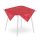 Pack Service Airspun asztalterítő 100 cm x 100 cm 25 db - piros