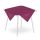 Pack Service Airspun asztalterítő 100 cm x 100 cm 25 db - bordó 