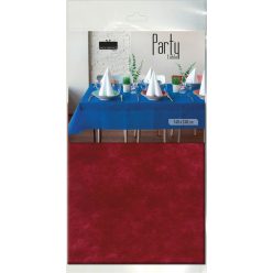 Party asztalterítő 140 x 240 cm bordó