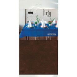Party asztalterítő 140 x 240 cm barna