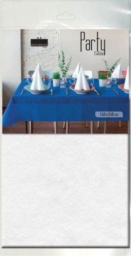 Airspun víztaszító nemszőtt textil asztalterítő 160x260 cm - fehér