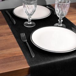 Mapelor asztali futó 40 cm x 48 m Newtex - fekete