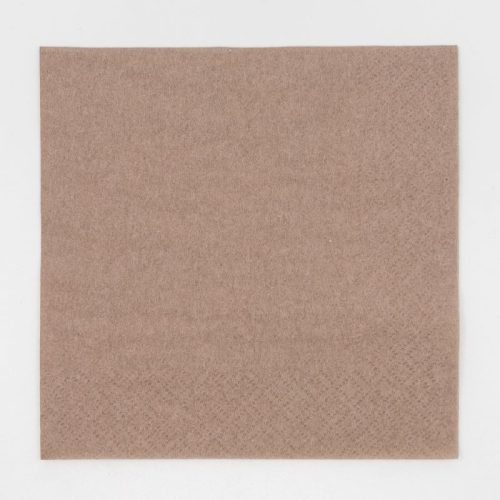 Koktélszalvéta 25x25 cm 100 lap/csomag - noisette