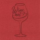 Okay koktélszalvéta 25x25 cm 100 lap/csomag - Wine merlot