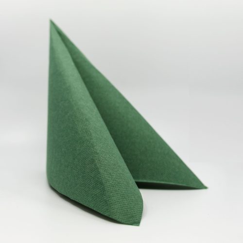 Textúrált szalvéta 38x38 cm 40 lap/csomag - sötétzöld