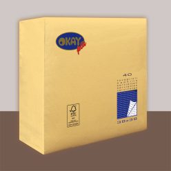 Textúrált szalvéta 38x38 cm 40 lap/csomag - pezsgő