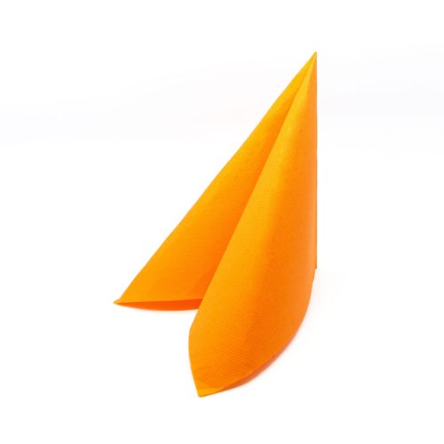 Textúrált szalvéta 38x38 cm 40 lap/csomag - mandarin