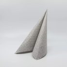Okay Punta Punta szalvéta 38x38 cm 40 lap/csomag Net Stone - szürke