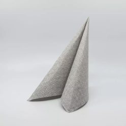   Okay Punta Punta szalvéta 38x38 cm 40 lap/csomag Net Stone - szürke